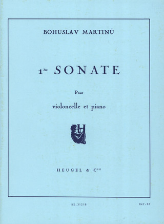 Sonate N01 (MARTINU BOHUSLAV)