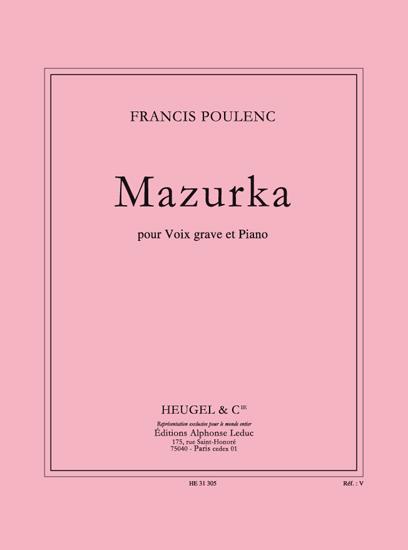 Mazurka (POULENC FRANCIS)