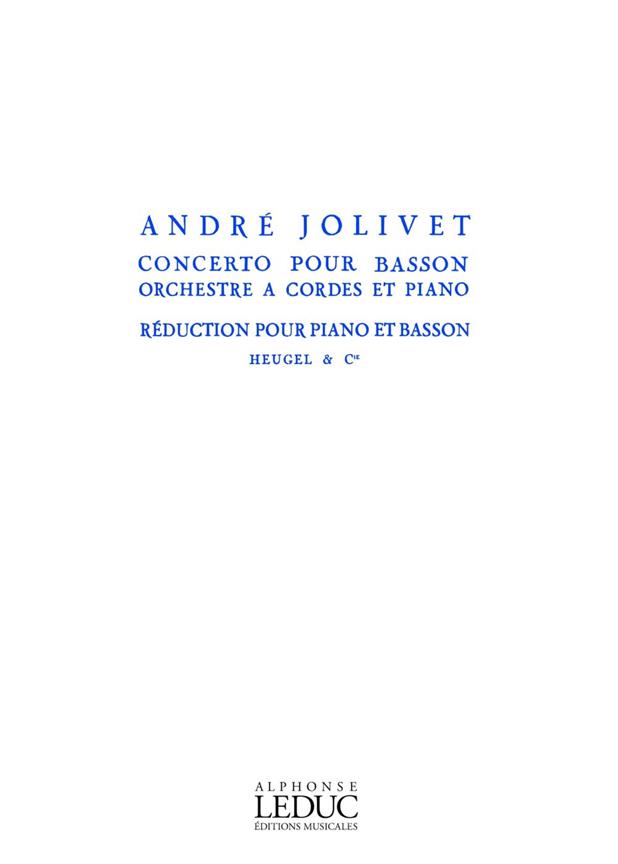 Andre Jolivet : Livres de partitions de musique