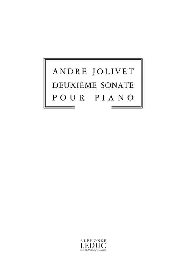 Sonate N02 (JOLIVET ANDRE)