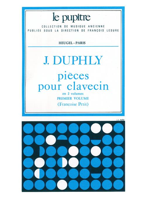 Pieces Pour Clavecin Livres 1 Et 2 Lp1 Vol.1 (DUPHLY JACQUES / PETIT)