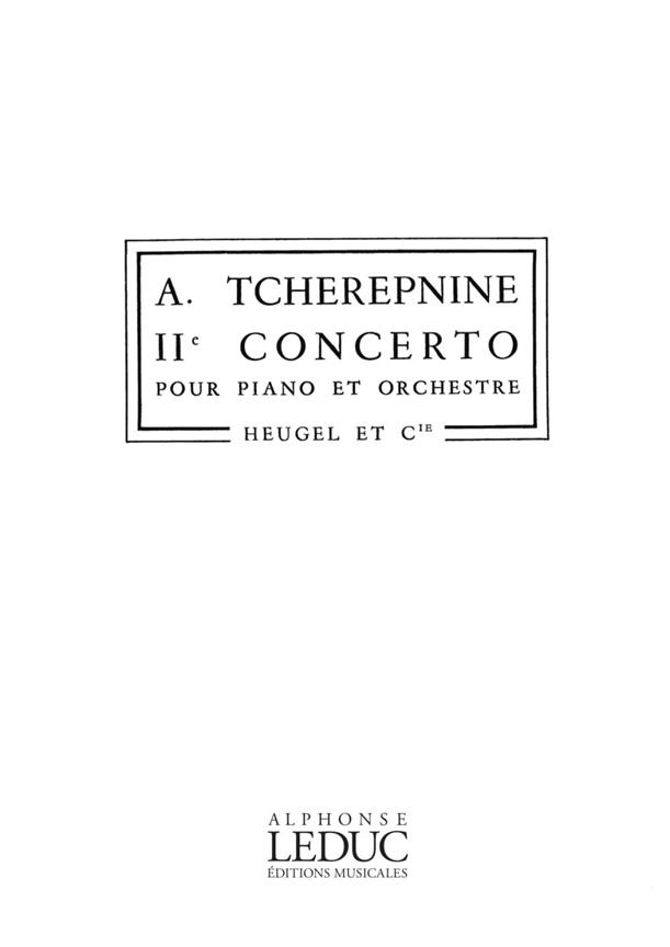 Concerto N02 Op. 26 Piano (TCHEREPNINE)