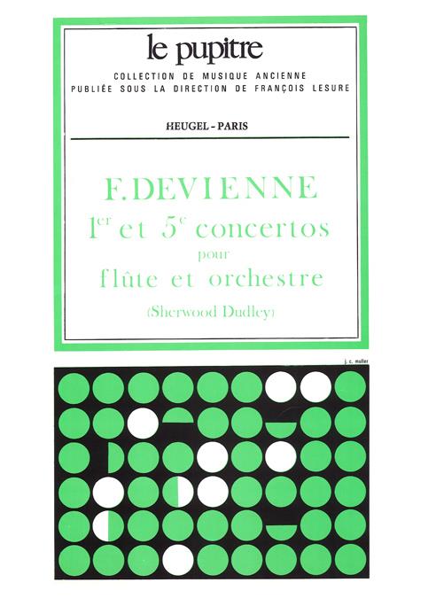 Concertos N01 (Re Majeur) Et N05 Sol Majeur Flûte Et Orchestre Partition Lp42