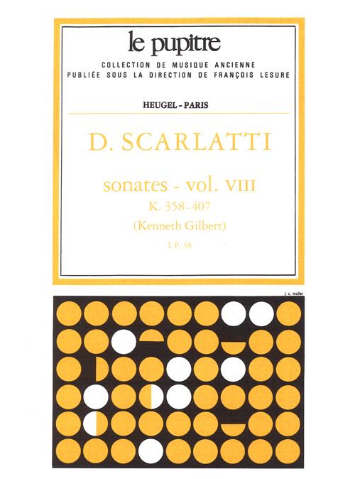 Oeuvres Completes Pour Clavier Vol.08 Sonates K358 A K407 Lp38 (SCARLATTI / GILBERT)