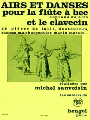 Airs Et Danses Pour La Flûte A Bec Et Le Clavecin Cpj12 (DIVERS AUTEURS / SANVOISIN)