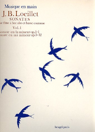 Sonates Pour Flûte A Bec Alto Et Basse Continue Vol.1 Mm4 (LOEILLET JEAN-BAPTISTE / SANVOISI)