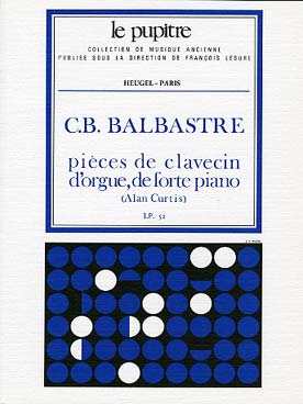 Pieces De Clavecin D'Orgue Et De Forte Piano Lp52 (BALBASTRE CLAUDE / CURTIS)