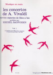 Concertos Vol.1 Flûte A Bec Seule Mm19 (VIVALDI / SANVOISIN)