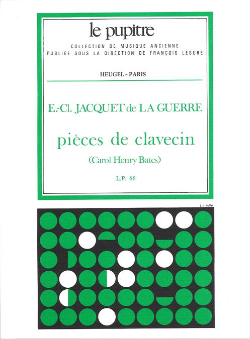 Pieces De Clavecin Lp66 (JACQUET DE LA GUERRE ELISABETH)