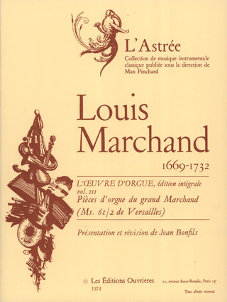 Oeuvre D'Orgue Vol.3 Astree (MARCHAND / BONFILS)