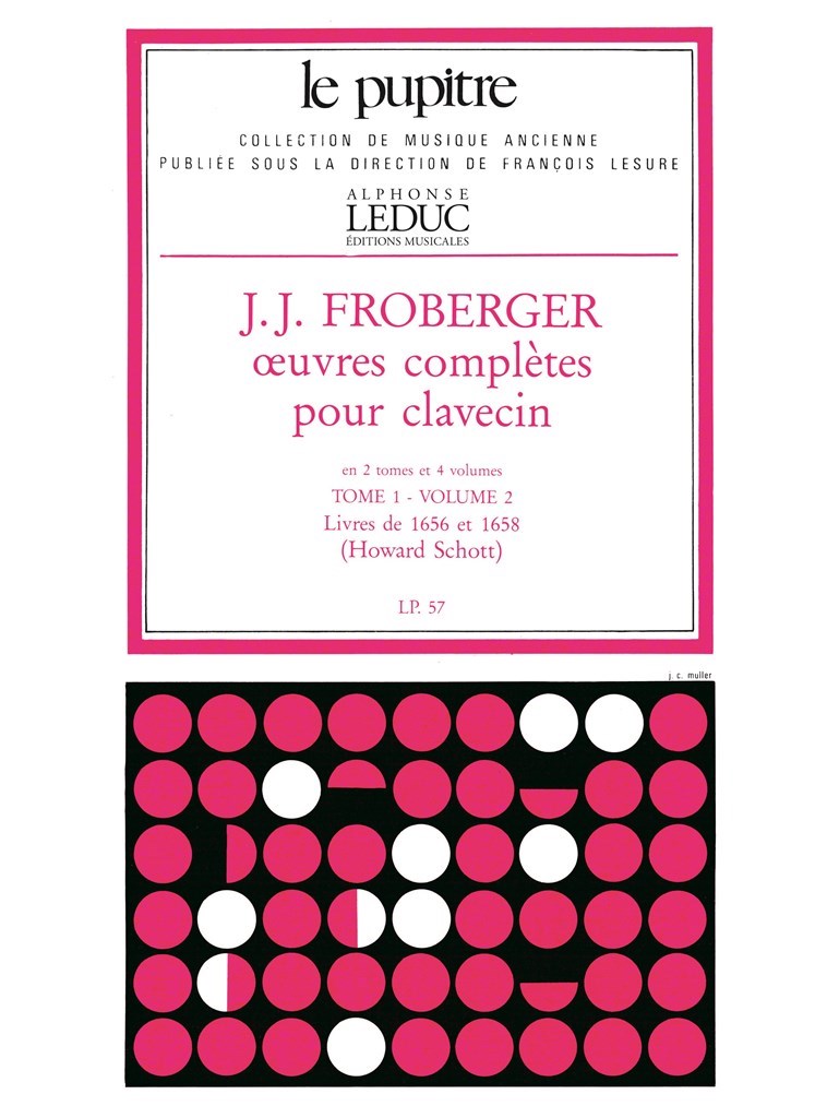 Oeuvres Completes De Clavecin Tome 1/Vol.2Lp57 (FROBERGER / SCHOTT)
