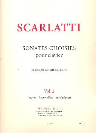 Sonates Choisies Pour Clavier Vol.2 : 12 Sonates Moyen (SCARLATTI / GILBERT)