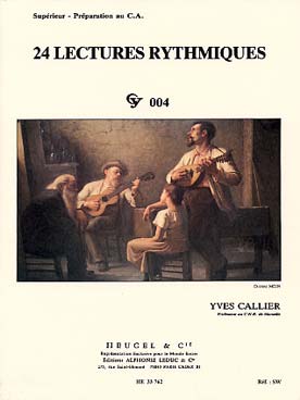 24 Lectures Rythmiques Superieur Cy004 (CALLIER YVES)