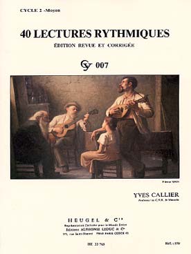 40 Lectures Rythmiques Cycle 2 Cy007 (CALLIER YVES)