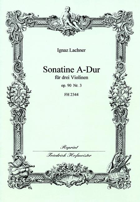 Sonatine A-Dur, Op. 90/3