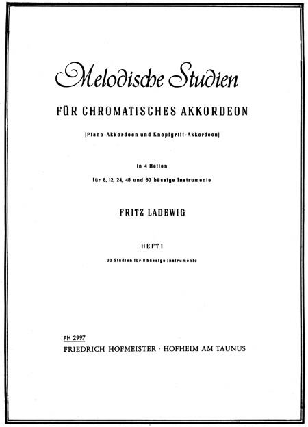 Melodische Studien, Heft 1