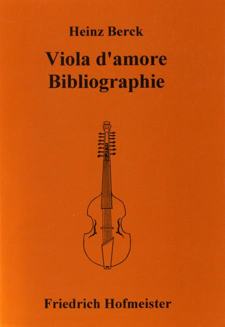 Viola D'Amore. Bibliographie. Neue, Erweiterte Ausgabe 1994, Br.