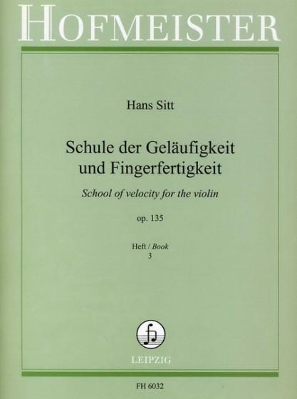 Schule Der Geläufigkeit, Heft 3 (SITT HANS)