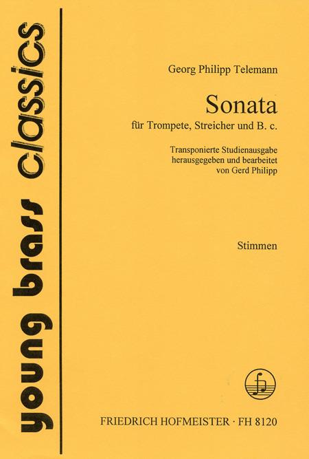 Sonata Für Trompete, Streicher Und B.C./ Sts (TELEMANN GEORG PHILIPP)