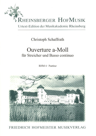 Ouvertüre A-Moll, Part (SCHAFFRATH CHRISTOPH)