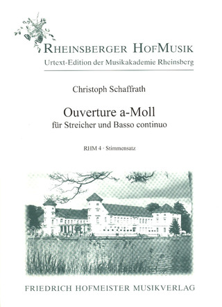 Ouvertüre A-Moll, Sts (SCHAFFRATH CHRISTOPH)