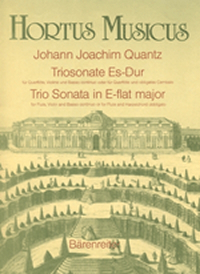 Triosonate Für Flöte, Violine Und Basso Continuo Oder Für Flöte Und Obligates Cembalo (QUANTZ JOHANN JOACHIM)