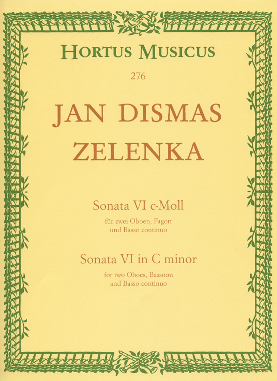 Sonate VIC-Moll Für 2 Oboen, Fagott Und Basso Continuo (ZELENKA JAN DISMAS)
