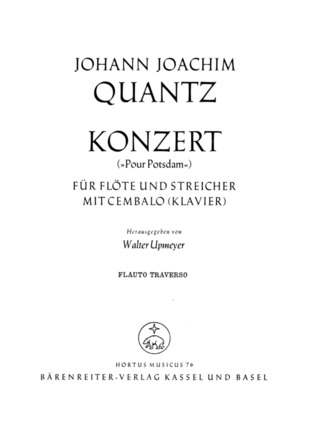Konzert 'Pour Potsdam' (QUANTZ JOHANN JOACHIM)