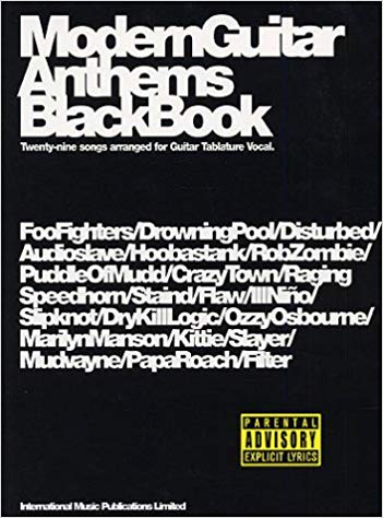 Modern Guitar Anthems Black Book