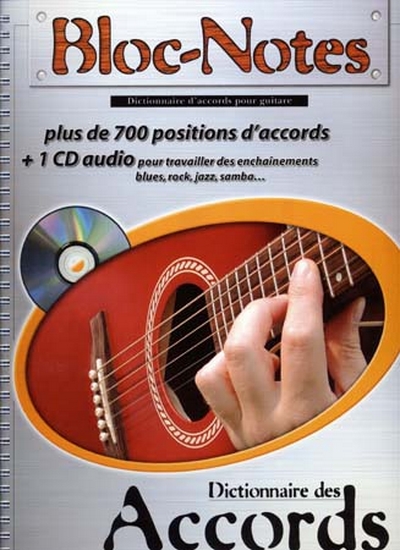 Bloc Notes Dictionnaire Accords Guitare Cd (ROUX DENIS)