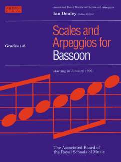 Scales And Arpeggios For Bassoon Grade 1-8