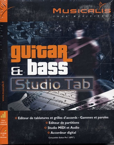 Musicalis Guit Et Bass Studio Tab Cd Rom