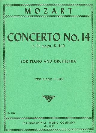 Concerto No 14 Eb Major K.449