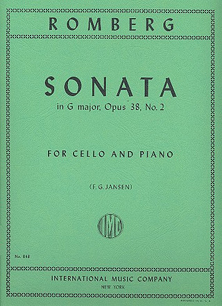 Sonata G Major Op. 32 #2 (ROMBERG BERNHARD-HEINRICH)
