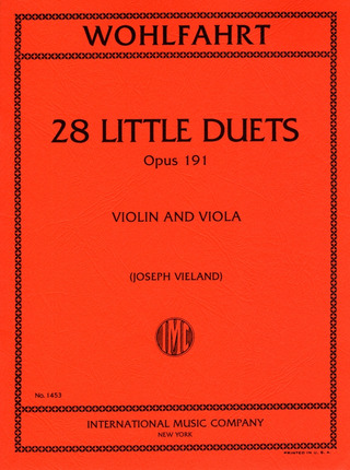 28 Easy Duets Op. 191