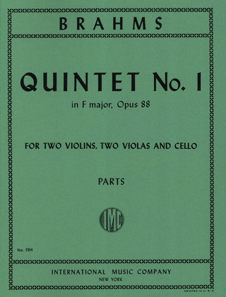 String Quintet #1 F Major Op. 88