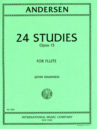 24 Studies Op. 15 (ANDERSEN JOACHIM)