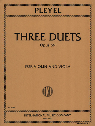 3 Duets Op. 69 Vln Vla