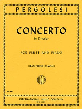 Concerto Dmaj Fl Pft Red (PERGOLESI GIOVANNI BATTISTA)