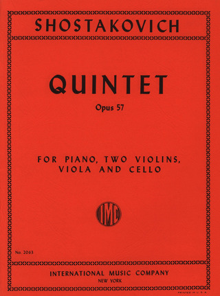 Quintet Gmin Op. 57 2Vln Vla
