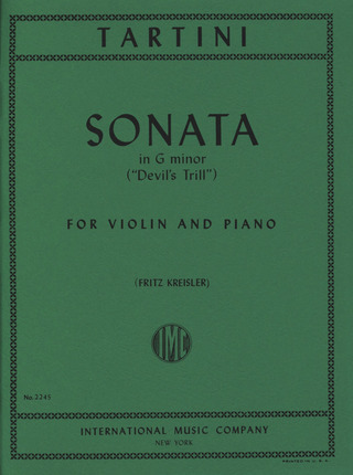 Sonata G Minor (TARTINI GIUSEPPE)
