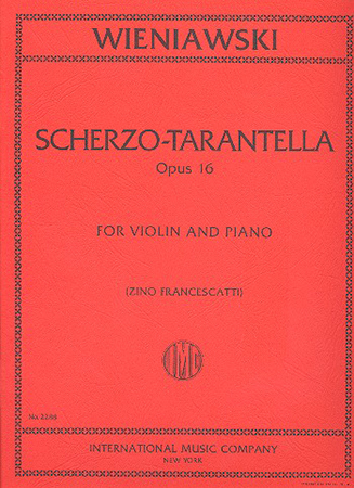 Scherzo-Tarantella Op. 16 (WIENIAWSKI HENRYK)