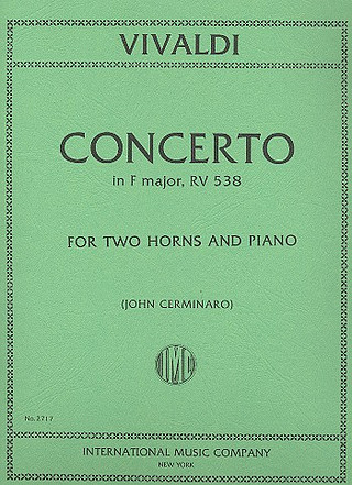 Concerto F Maj 2Hn Pft (VIVALDI ANTONIO)
