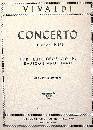 Concerto Fmaj Fl Ob Vla Bsn Pf (VIVALDI ANTONIO)