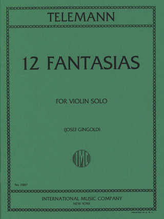 12 Fantasias Solo.Vln