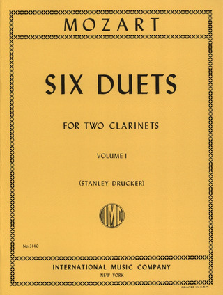 6 Duets Vol.1 2Clar