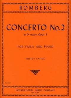 Concerto #2 Dmaj Op. 3 Vla (ROMBERG)
