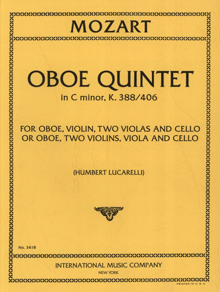 Oboe Quintet Cmin Ob/Vln/2Vla/