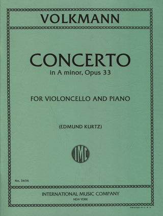 Concerto Amin Op. 33 Vc Pft