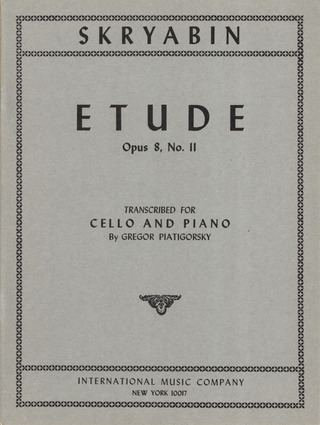 Etude Op. 8 - 11